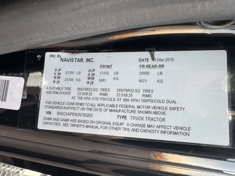 International Lonestar 2016 - Motor Cummins - 582,736 millas - foto 20 - en venta Chihuahua