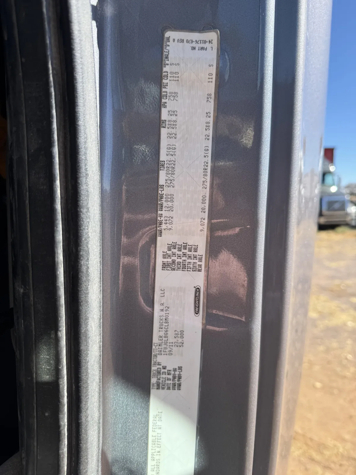 Freightliner Cascadia 2012 - Motor Cummins - 848,047 millas - en venta Chihuahua